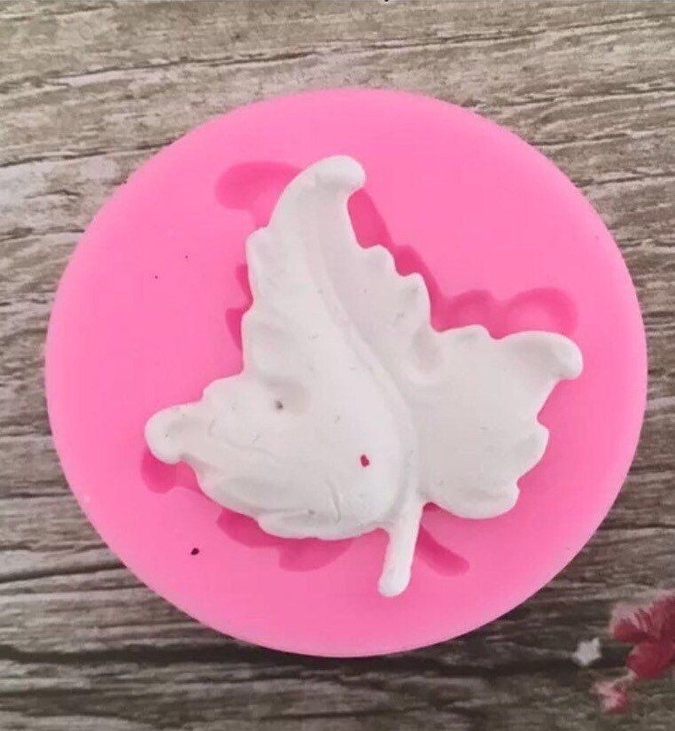3d Filigree Ivy Leaf Design Baroque Rococo Silicone Mould Sugar