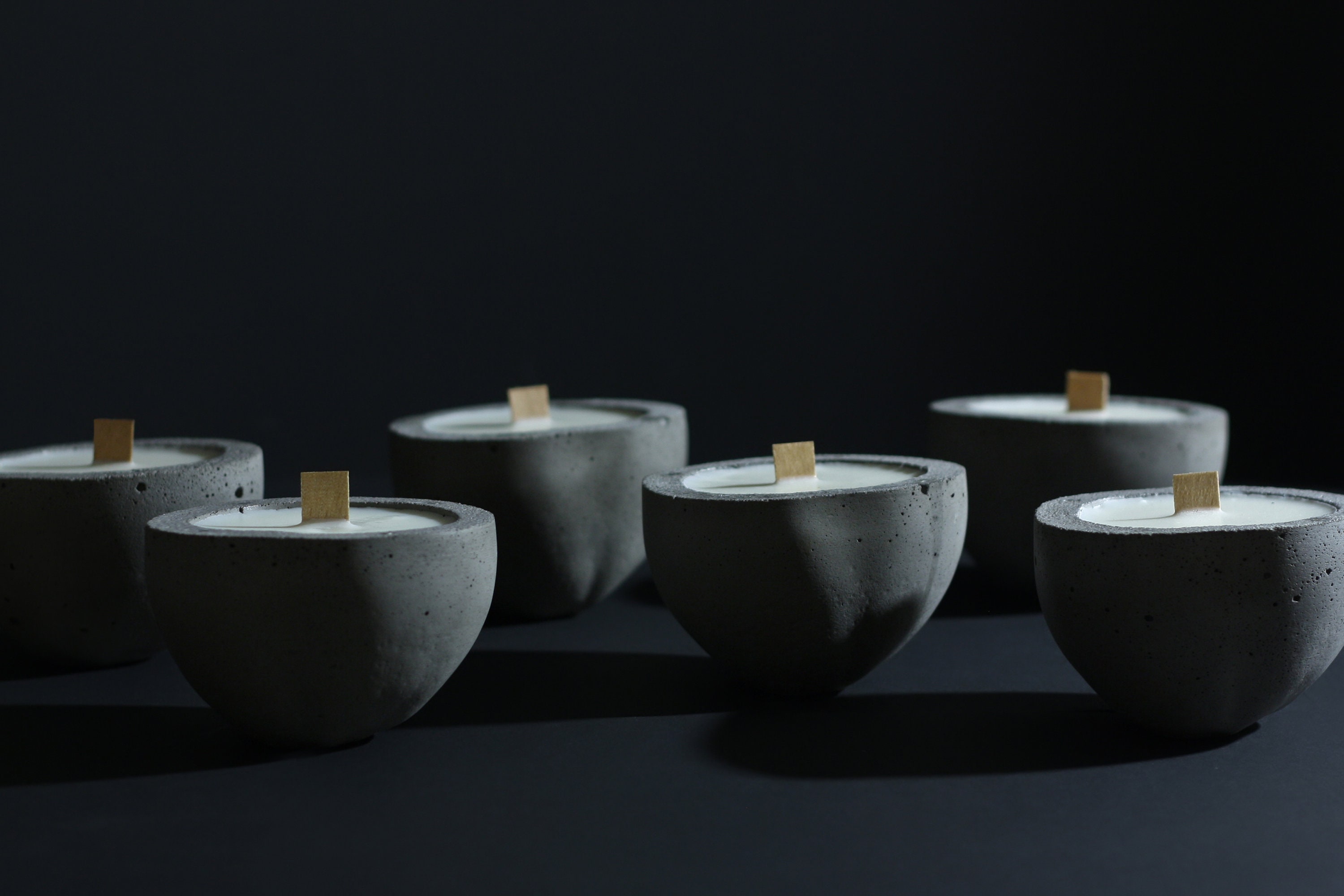 Concrete candle apple cement soy candle Unique Candles Etsy