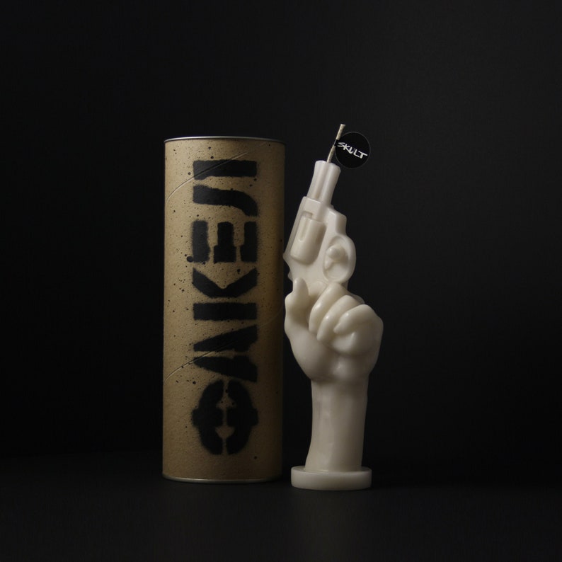 Handgun Candle Candles Pistol Candle Revolver Unique Etsy