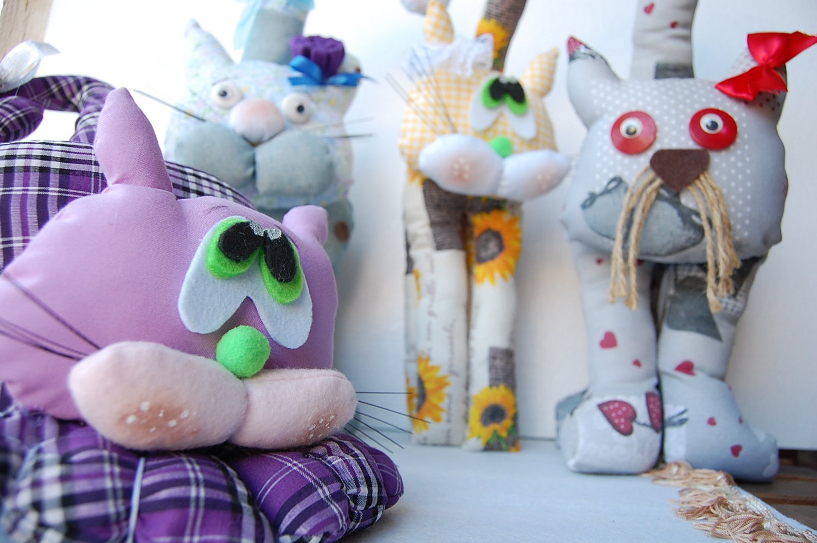 Cat shaped door stop/ Fabric door stop/ Weighted animal door Etsy