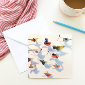 Paper Birds Greeting Card LDN14 image 1