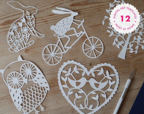 Rabbit-PaperCutting-ページ How to make easily a rabbit out of paper｜rabbit paper