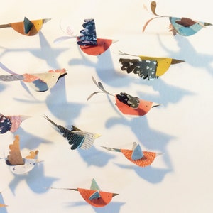 Paper Birds Greeting Card LDN14 image 2