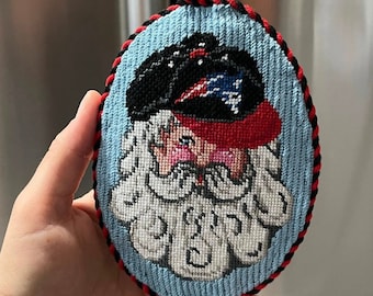 Needlepoint Canvas Ornament Finishing Service