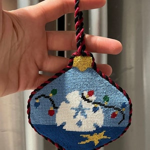 Service de finition de décoration de Noël en toile pour broderie, délai de 2 semaines image 5