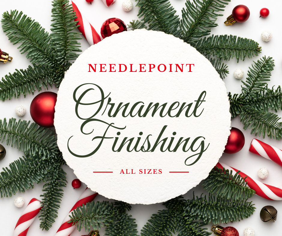 Needlepoint Canvas Ornament Finishing | Fast |