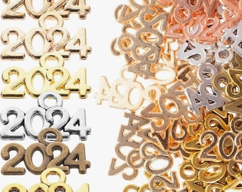 2024 YEAR CHARMS for Needlepoint Ornaments