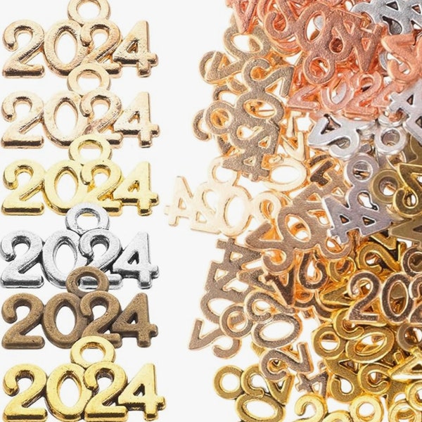 2024 YEAR CHARMS for Needlepoint Ornaments