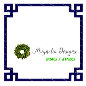 Marco de la clave de la derecha SVG, rectángulo, marco SVG, clave griega, JPG, png, chinoiserie marco, monograma, chinoiserie svg, dibujado a mano svg, imágenes prediseñadas