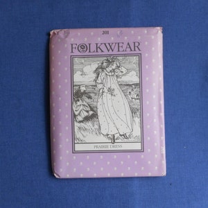 Folkwearpatroon * # 201 * Prairiejurk en schort * 1982