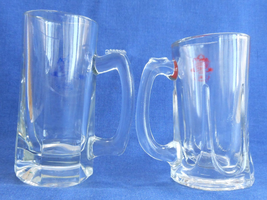 Keene NH Oktoberfest Beer Glass Mugs 1982 & 1983 Etsy