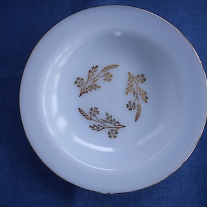 Bols à soupe « Meadow Gold » en verre Federal * Lot de 4