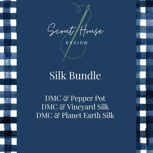 BUNDLE - DMC, Silk, Pepper Pot, Vineyard, Planet Earth, Thread Color Comparison Chart (Searchable PDF)