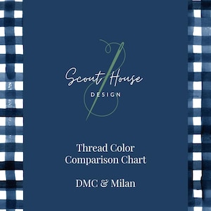 Jämförelsetabell för DMC Milan-trådfärger | Guide till broderi med nålspets (PDF-nedladdning)
