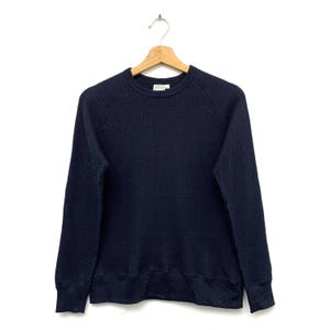 Vintage The North Face Plain Waffle Thermal Sweatshirt Size Small