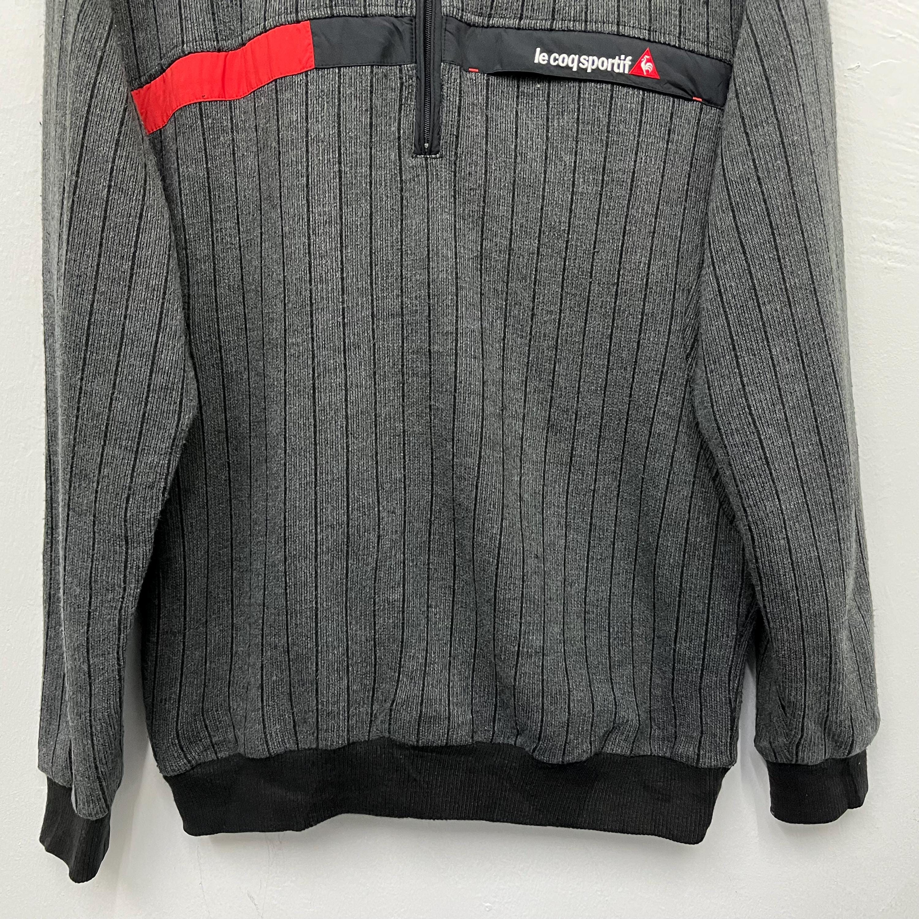 Vintage Le Coq Sportif Half Zip Pullover Sweatshirt Size
