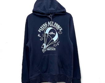 Peanuts Flying Ace Force Snoopy & Woodstock Hoodie Size M