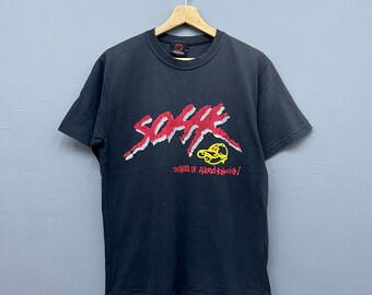 Koszulka Vintage Y2K School Of Hard Knocks SOHK, rozmiar M / Streetwear Hip Hop