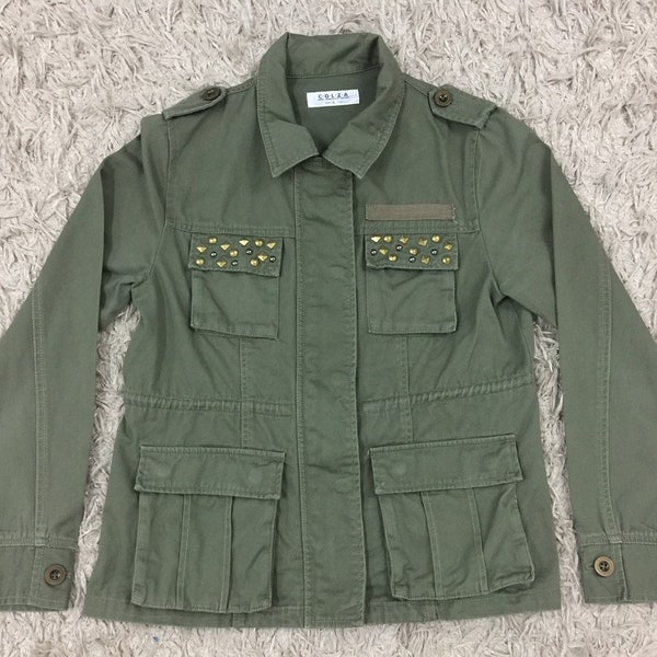 Colza Japanese Brand M-65 Field Jacket Style - Womens Army Style Jacket - Size M