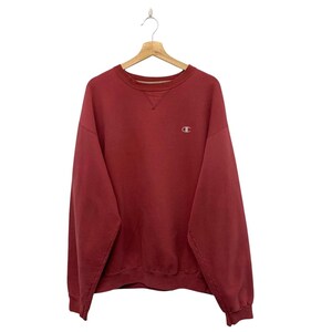 Vintage Champion Kleines Logo Pullover Rundhals-Sweatshirt Größe XL