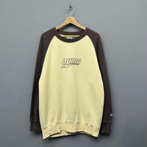 Vintage Puma Crewneck Sweatshirt Size XL Puma Raglan Sweatshirt