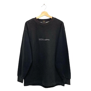 Sudadera con cuello redondo MCM Legere, talla mediana, estilo urbano, años 2000