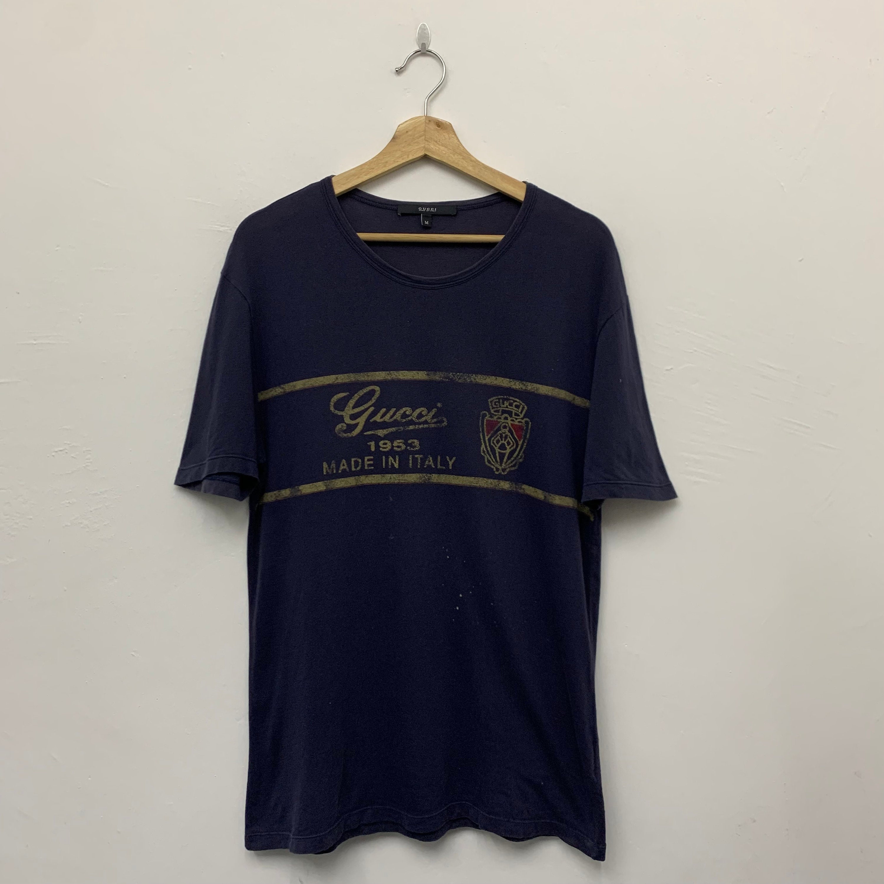 vintage GUCCI T-shirt made in Italy 【公式通販】