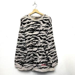 Vintage Impala Limited Edition Survival Project Fishing Camouflage Crewneck Sweatshirt Size XL Impala Men’s Sweatshirt
