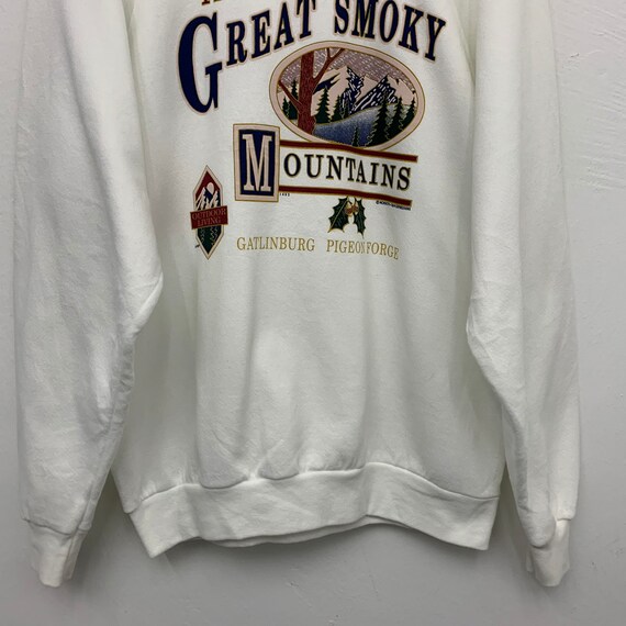 Vintage The Great Smoky Mountains Gatlinburg Crew… - image 4