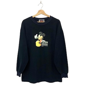 Vintage Gem Hollywood Disney Mickey Mouse Crewneck Sweatshirt Size Medium