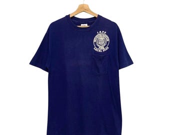 Vintage 90s Hanes Heavyweight Big Logo T Shirt - Etsy