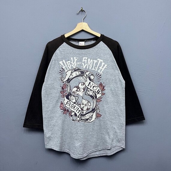 Hey-smith Japanese Punk Band Raglan T-shirt Size M - Etsy