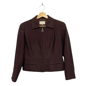 Christian Dior Women’s Full Zip Cropped Jacket Size XS