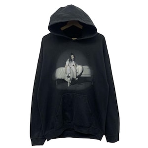 Billie Eilish Pullover Hoodie Sweatshirt Size Large