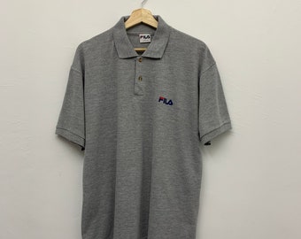 Vintage Y2K Fila Polo Shirt Size Large / Terrace Wear