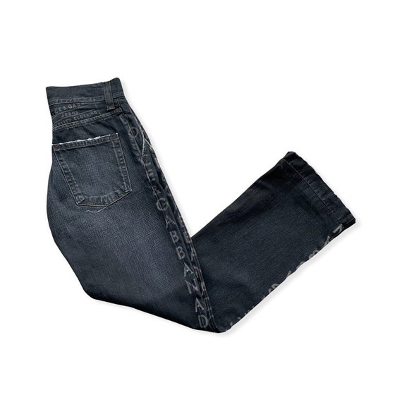 Buy Vintage Gabbana Spell Out Two Tone Jeans Online in India - Etsy