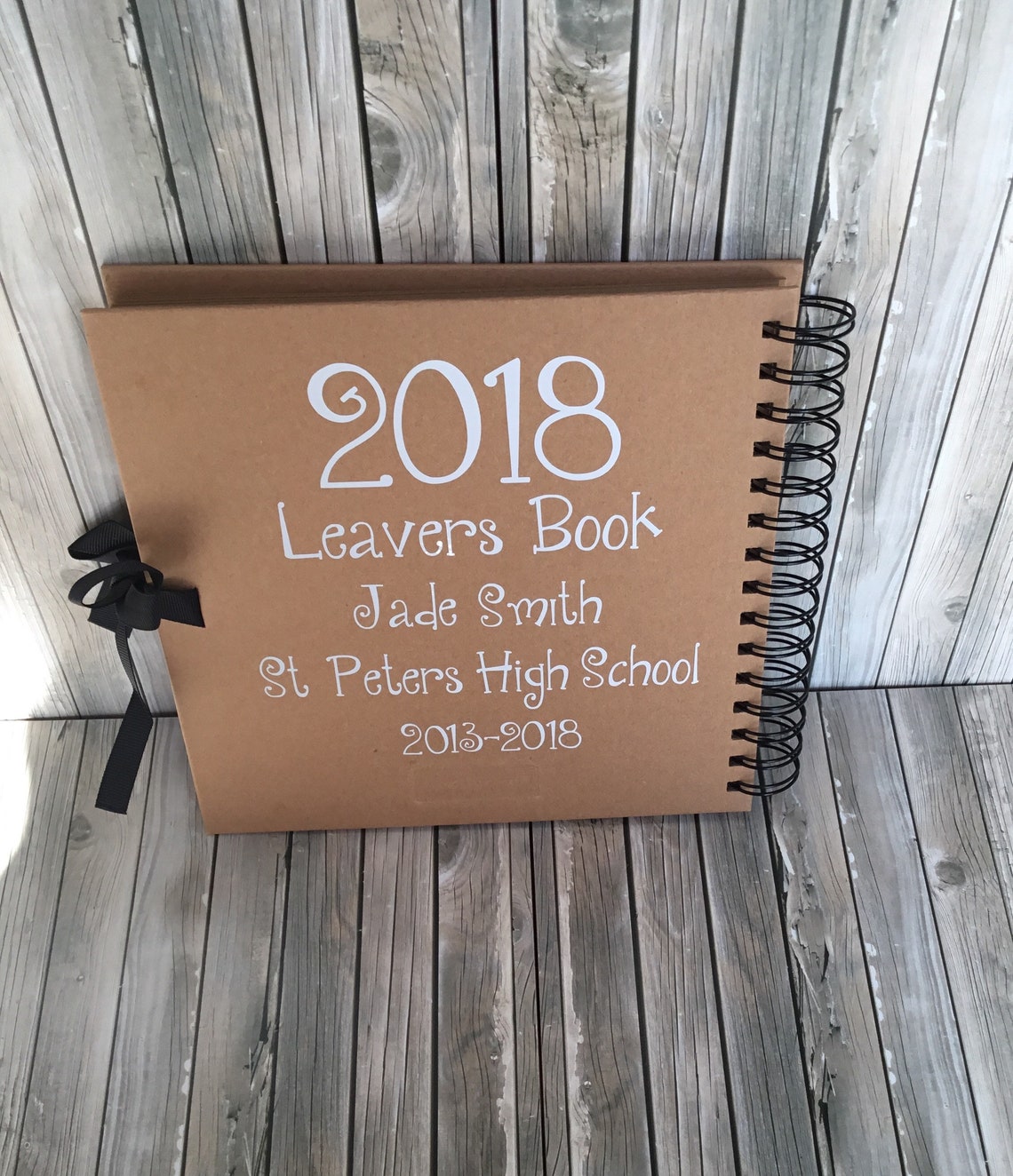 Personalised Leavers Scrapbook/album. Perfect for Etsy UK