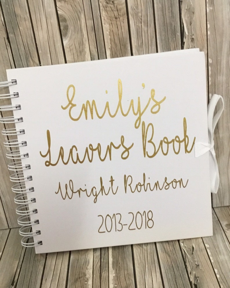Personalised Year Book/School Leavers Book/Class of Etsy
