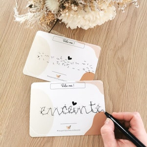 Carte à relier - Annonce bonne nouvelle minimaliste image 3