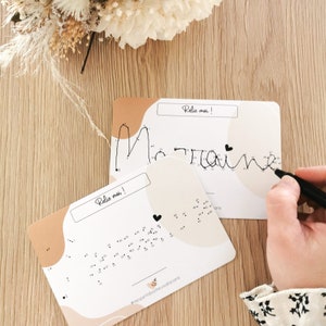 Carte à relier - Annonce bonne nouvelle minimaliste image 5