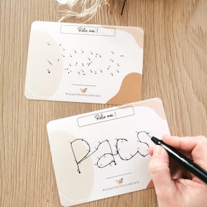 Carte à relier - Annonce bonne nouvelle minimaliste Pacs