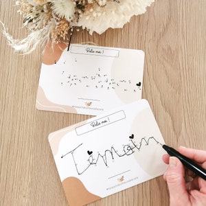 Carte à relier - Annonce bonne nouvelle minimaliste Témoin