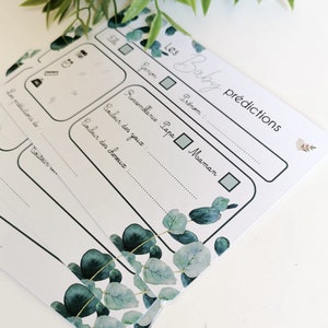 Baby Shower Cartes Pronostics
