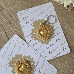 Porte-clé ou Magnet St valentin ex-voto