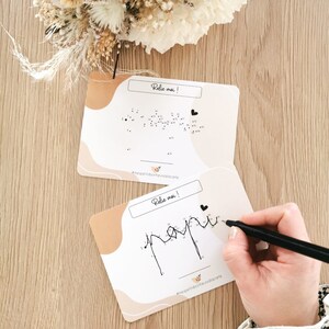 Carte à relier - Annonce bonne nouvelle minimaliste Papi