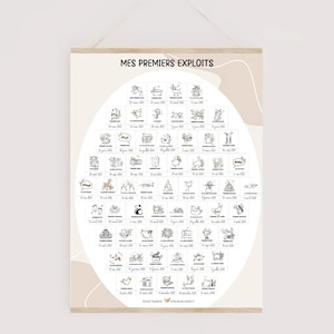 Pegatinas + Póster Mis primeras hazañas