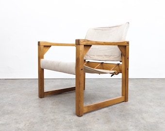 Chaise safari Diana en pin massif par Karin Mobring pour Ikea, 1970s