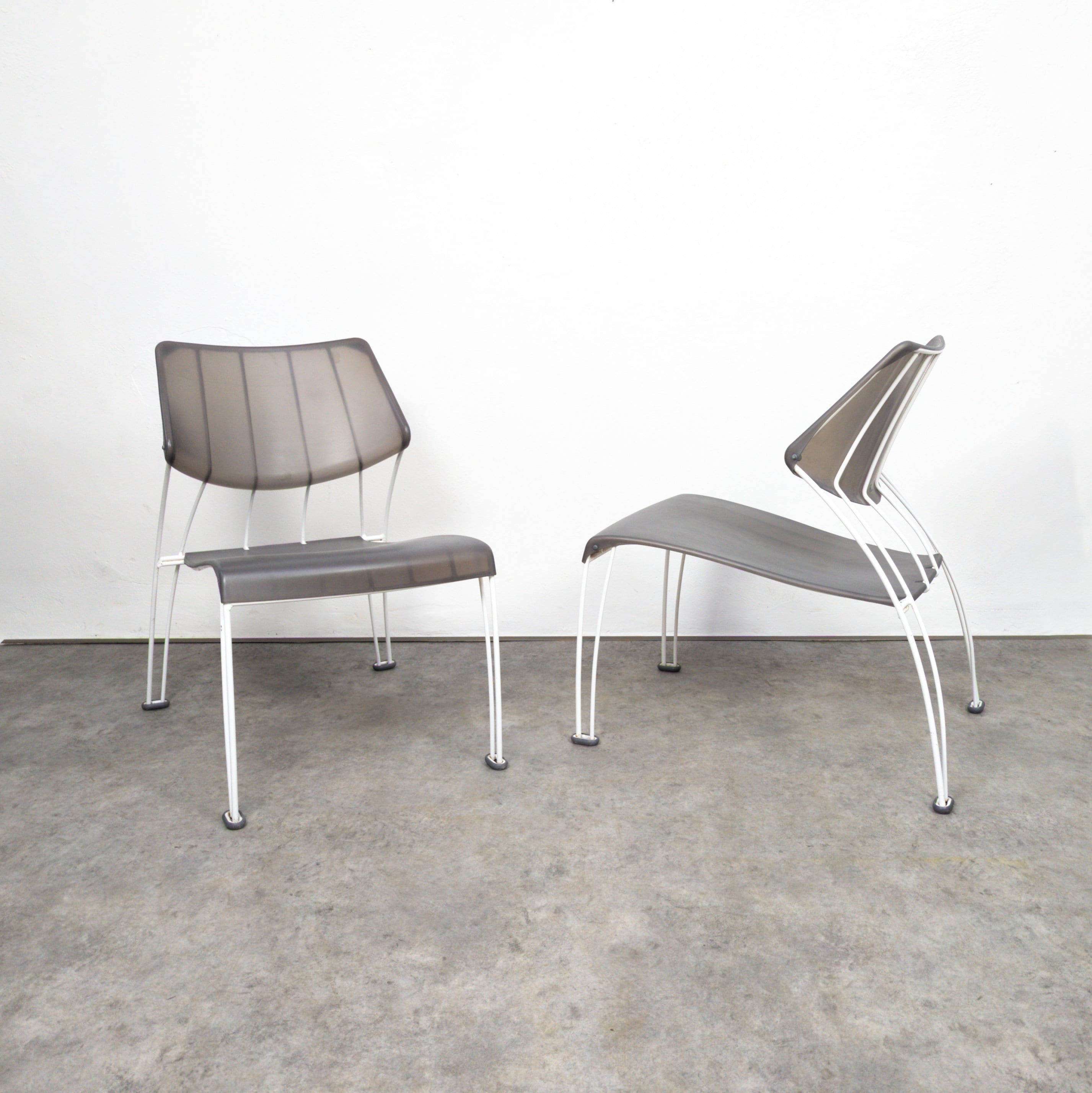 Pair of PS Hässlö outdoor lounge chairs by Monika Mulder for Ikea, 1990s