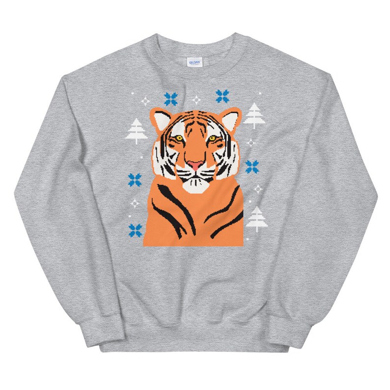 Tiger Ugly Christmas Sweater Etsy