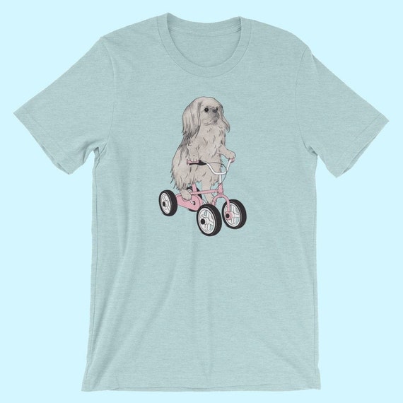 teesquare1st Womens Chihuahua Grey T-Shirt